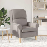 fauteuil Taupe 76 x 94 x 102 cm tissu