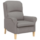 fauteuil Taupe 76 x 94 x 102 cm tissu