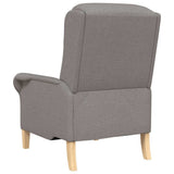 fauteuil Taupe 76 x 94 x 102 cm tissu