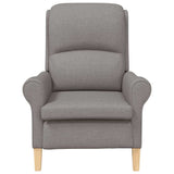 fauteuil Taupe 76 x 94 x 102 cm tissu