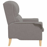 fauteuil Taupe 76 x 94 x 102 cm tissu