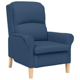 fauteuil Bleu 76 x 94 x 102 cm tissu