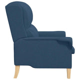 fauteuil Bleu 76 x 94 x 102 cm tissu