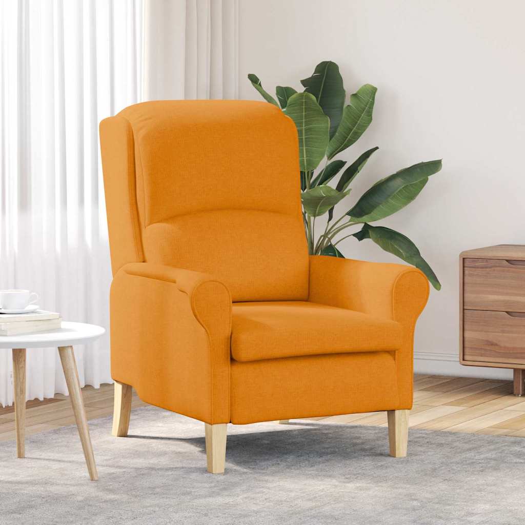 fauteuil Jaune foncé 76 x 94 x 102 cm tissu