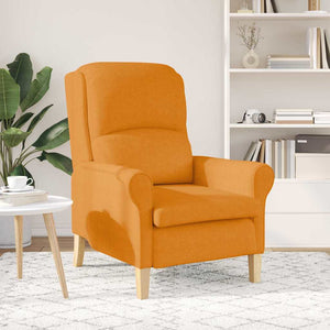 fauteuil Jaune foncé 76 x 94 x 102 cm tissu