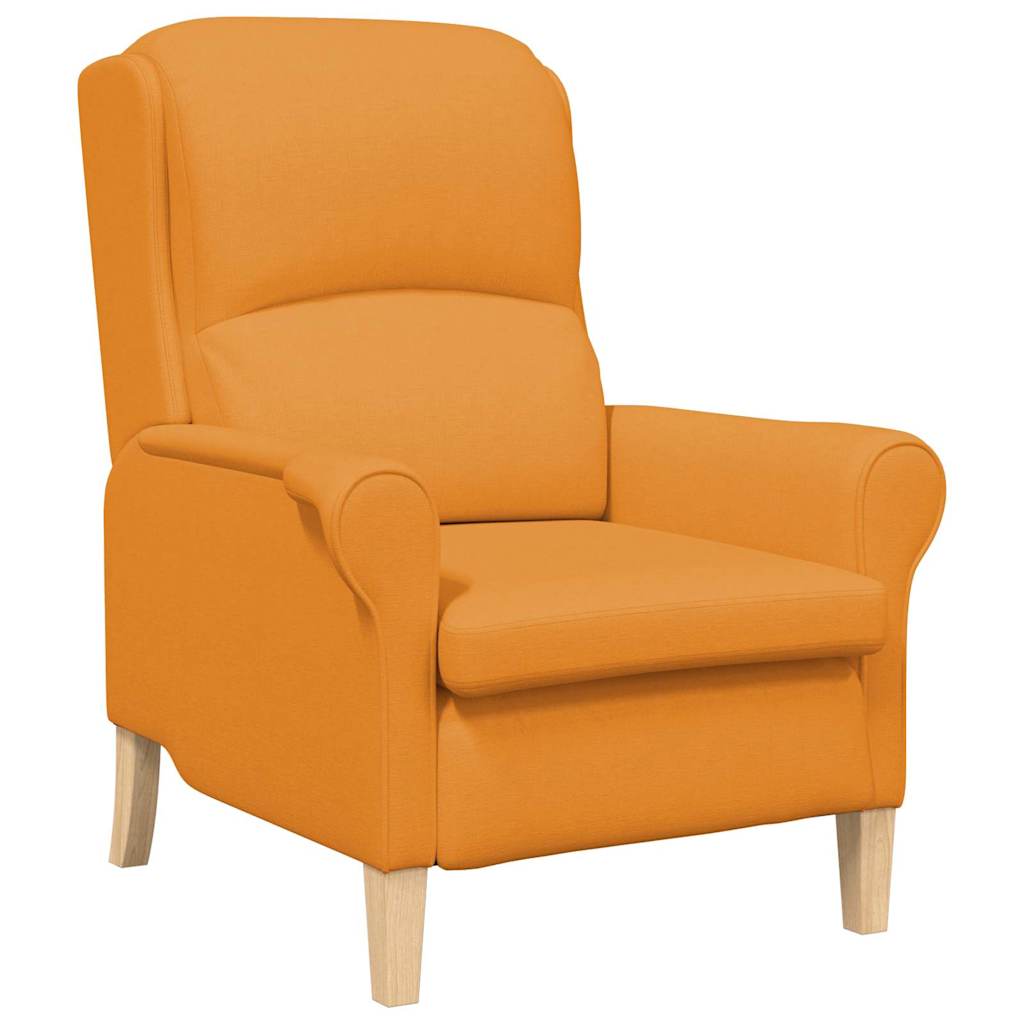 fauteuil Jaune foncé 76 x 94 x 102 cm tissu