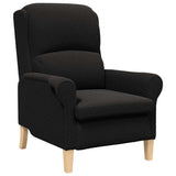 fauteuil Noir 76 x 94 x 102 cm tissu