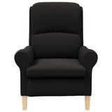 fauteuil Noir 76 x 94 x 102 cm tissu
