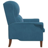 fauteuil Bleu 76 x 94 x 102 cm Velours