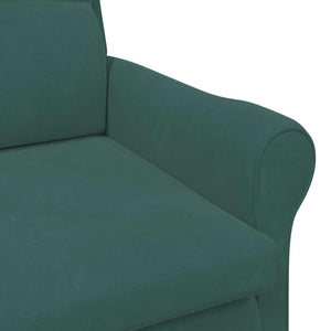 fauteuil Vert foncé 76 x 94 x 102 cm Velours