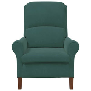 fauteuil Vert foncé 76 x 94 x 102 cm Velours