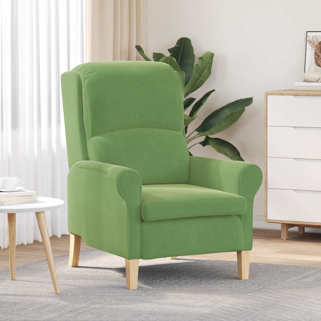 fauteuil Vert clair 76 x 94 x 102 cm Velours