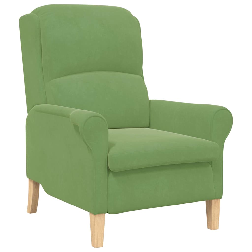 fauteuil Vert clair 76 x 94 x 102 cm Velours