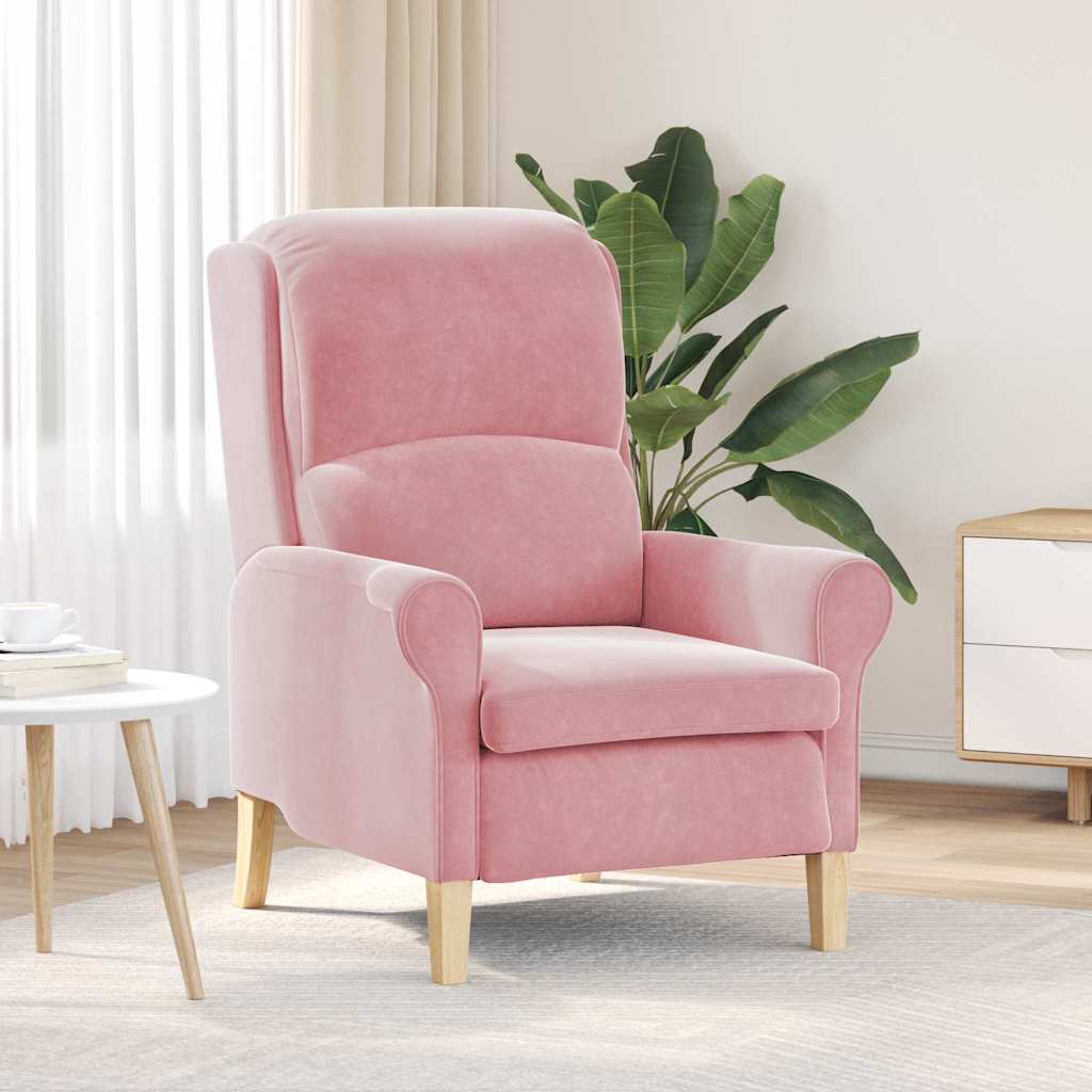 fauteuil Rose 76 x 94 x 102 cm Velours