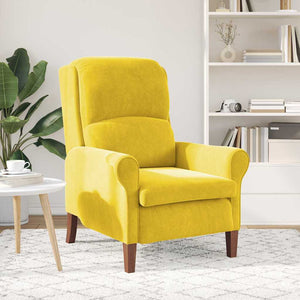 fauteuil Jaune 76 x 94 x 102 cm Velours
