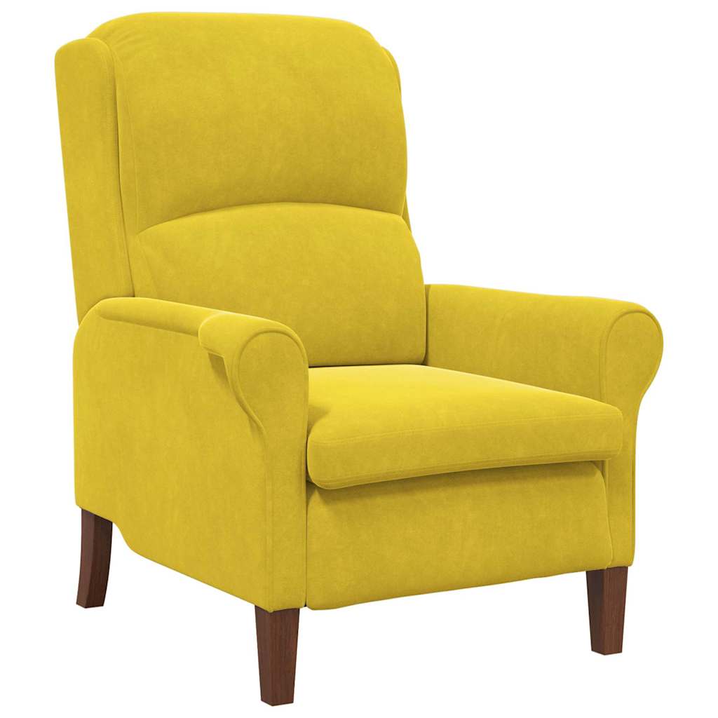 fauteuil Jaune 76 x 94 x 102 cm Velours