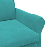 fauteuil Turquoise 76 x 94 x 102 cm Velours