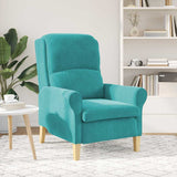 fauteuil Turquoise 76 x 94 x 102 cm Velours