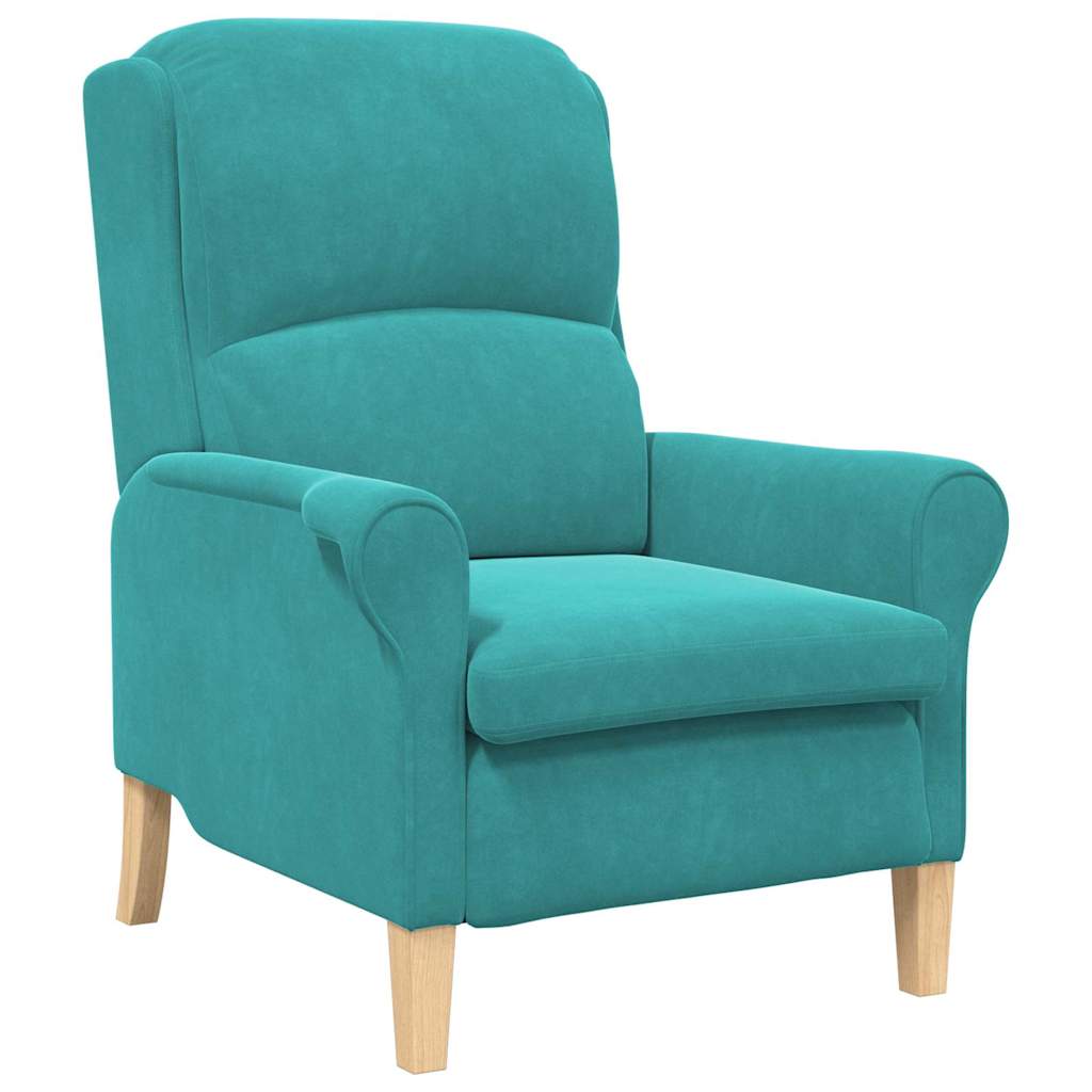 fauteuil Turquoise 76 x 94 x 102 cm Velours