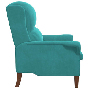 fauteuil Turquoise 76 x 94 x 102 cm Velours