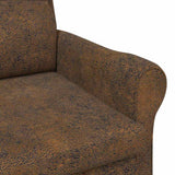 fauteuil Marron 76 x 94 x 102 cm Faux cuir