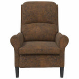 fauteuil Marron 76 x 94 x 102 cm Faux cuir