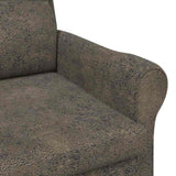 fauteuil Gris foncé 76 x 94 x 102 cm Faux cuir