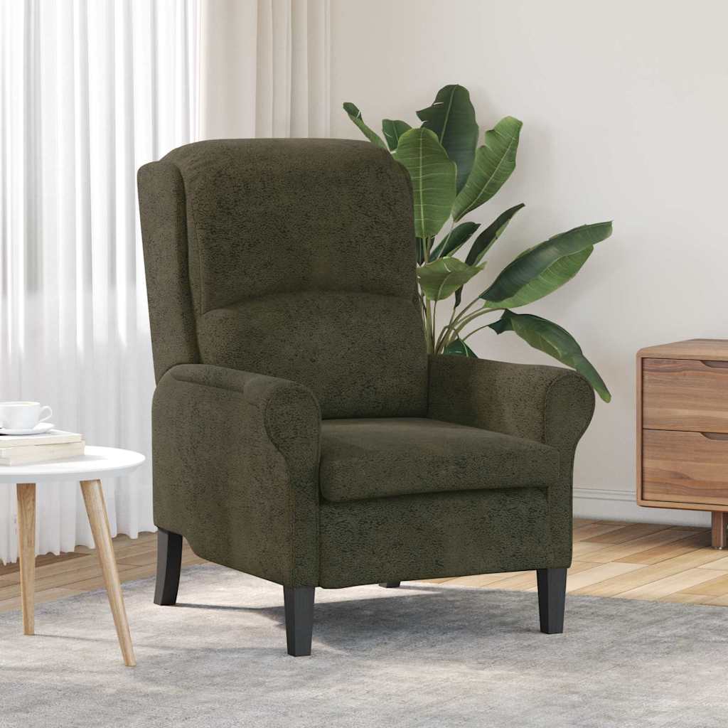 fauteuil Vert armée 76 x 94 x 102 cm Faux cuir