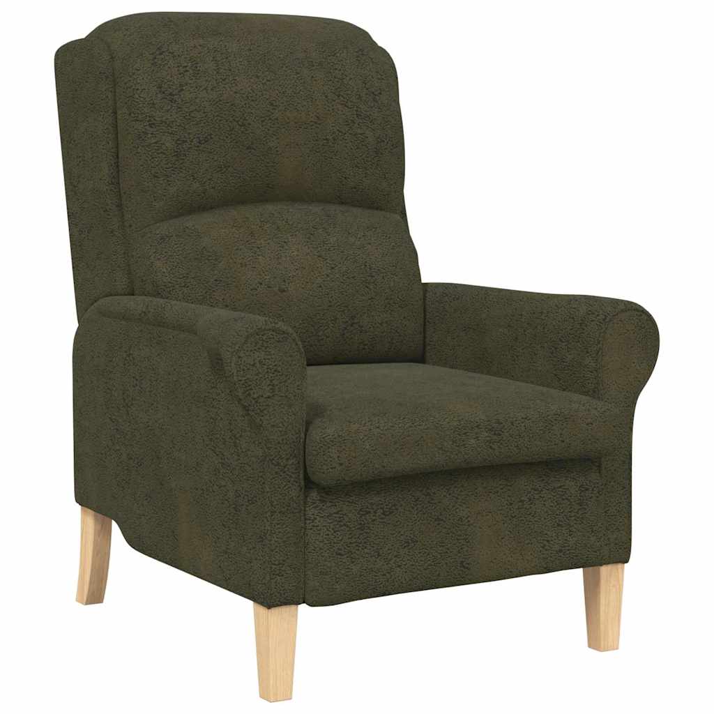 fauteuil Vert armée 76 x 94 x 102 cm Faux cuir