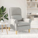 fauteuil Gris clair 76 x 94 x 102 cm Microfibre