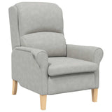 fauteuil Gris clair 76 x 94 x 102 cm Microfibre