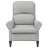 fauteuil Gris clair 76 x 94 x 102 cm Microfibre