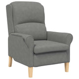 fauteuil Gris foncé 76 x 94 x 102 cm Microfibre