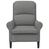fauteuil Gris foncé 76 x 94 x 102 cm Microfibre
