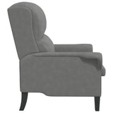 fauteuil Gris foncé 76 x 94 x 102 cm Microfibre