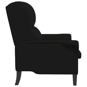 fauteuil Noir 76 x 94 x 102 cm Microfibre