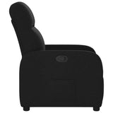 Fauteuil inclinable Noir Tissu