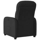 Fauteuil inclinable Noir Tissu