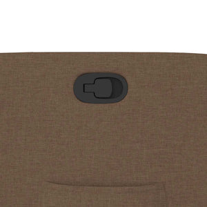 Fauteuil inclinable Marron Tissu