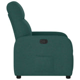 Fauteuil inclinable Vert foncé Tissu