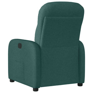 Fauteuil inclinable Vert foncé Tissu