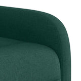 Fauteuil inclinable Vert foncé Tissu