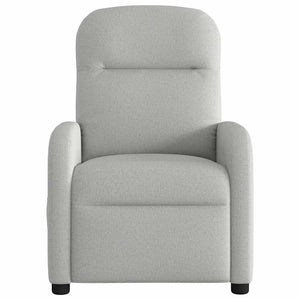 Fauteuil inclinable gris nuage tissu