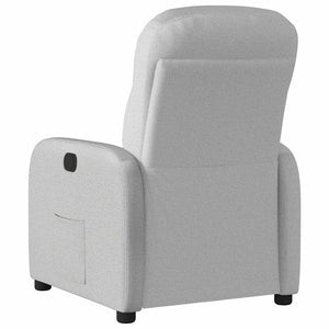 Fauteuil inclinable gris nuage tissu