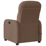 Fauteuil de massage inclinable Marron Tissu