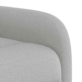 Fauteuil de massage inclinable gris nuage tissu