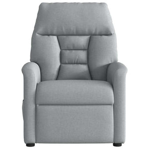 Fauteuil inclinable Gris clair Tissu
