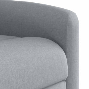 Fauteuil inclinable Gris clair Tissu