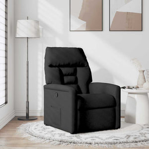 Fauteuil inclinable Noir Tissu