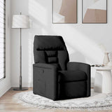 Fauteuil inclinable Noir Tissu